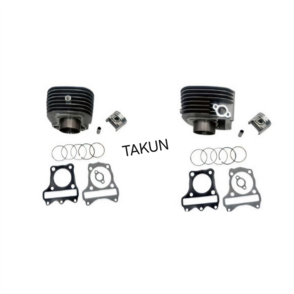 Bộ lòng, nòng hơi xi lanh xe STEP 125... luôn piston bạc 53mm 33G