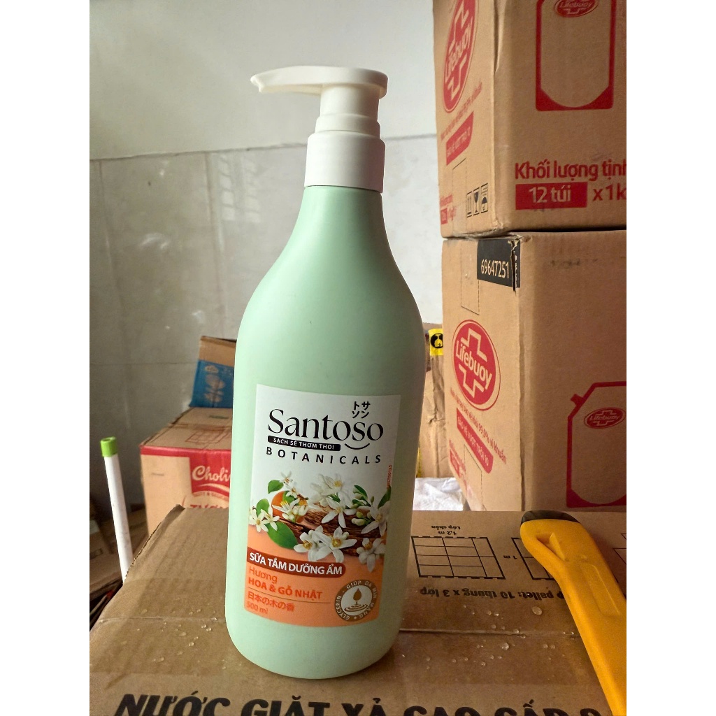 COMBO 5 CHAI SỮA TẮM SANTOSO -THCB3