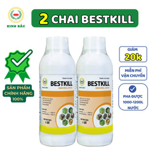 COMBO 2 chai, Kinh Bắc - BESTKILL - Diệt và Phòng - Vàng lá, thối rễ, thán thư, sương mai