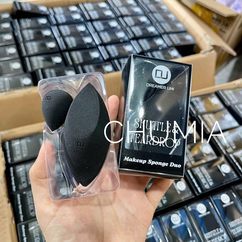 Bộ mút trang điểm DREAMER UMI Shuttle & Teardrop - Dung Chu Chumia
