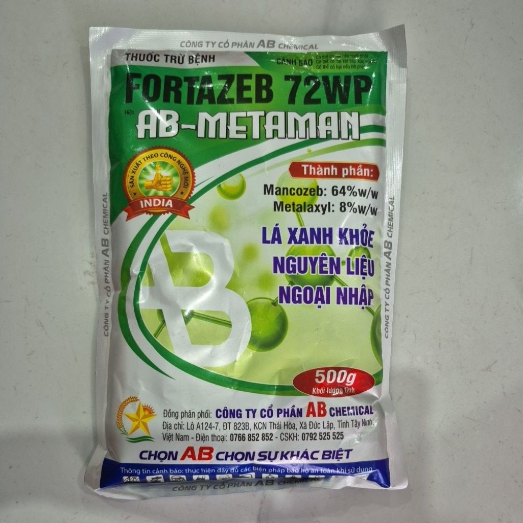 FORTAZEB 72WP ( mancozeb + metalaxyl )