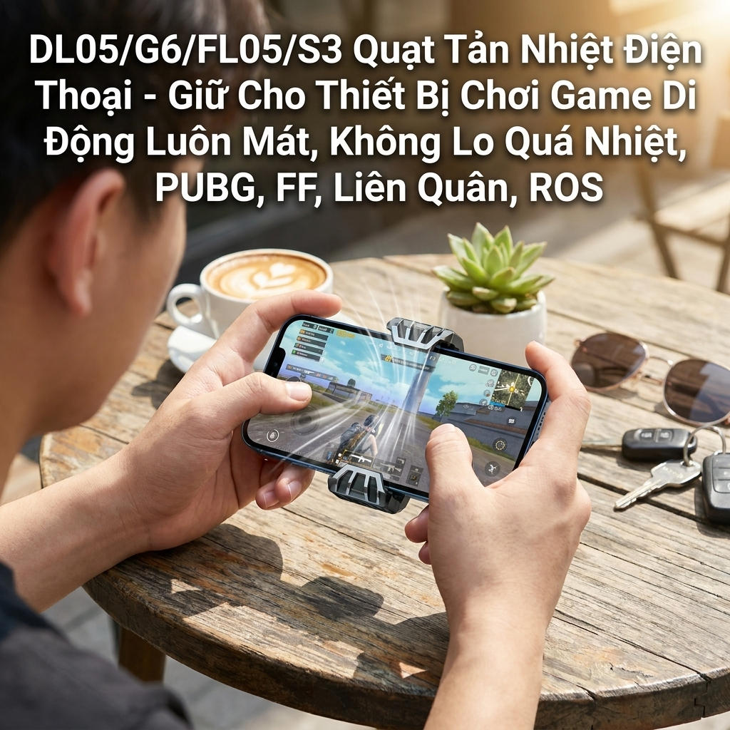 Quạt Tản Nhiệt Điện Thoại FL05 Phụ Kiện Hỗ Trợ Làm Mát Smartphone Chơi Game Mobile