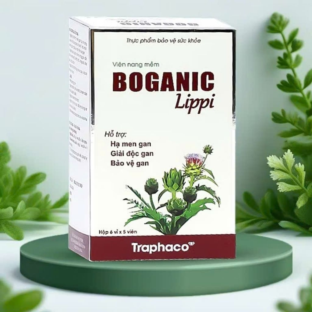 Boganic Lippi - giải độc gan , hạ men gan
