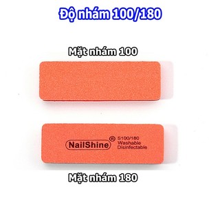 2 cái Buffer chà móng chữ nhật (NailShine)