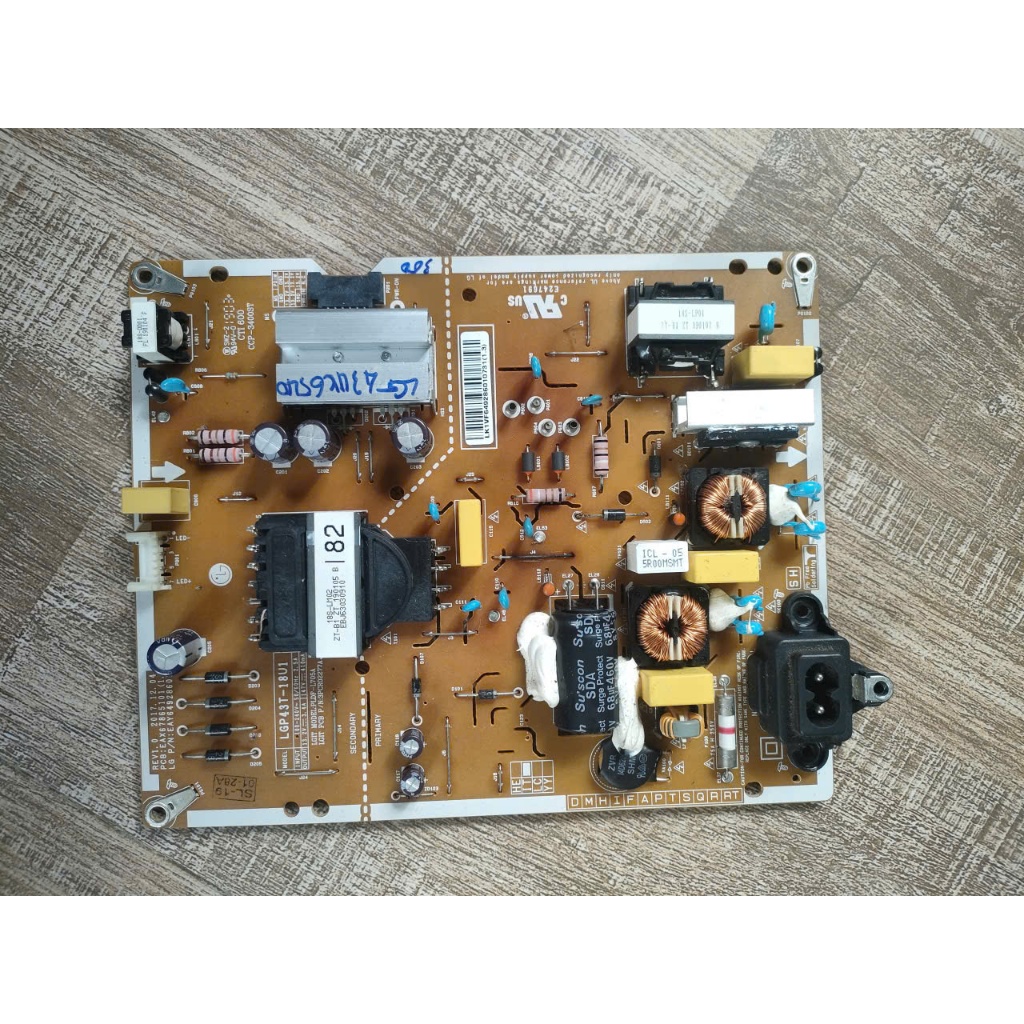 BOAR NGUỒN TIVI LG 43UK6540