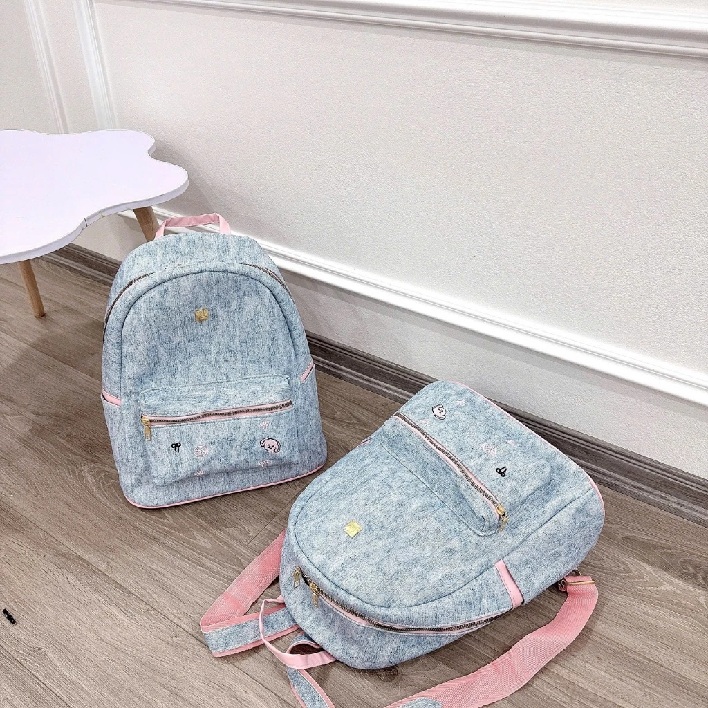 Balô đi học, balo đi chơi bản quai to size 36 cm, da bò nhám để vừa giấy a4, laptop 14inch M766