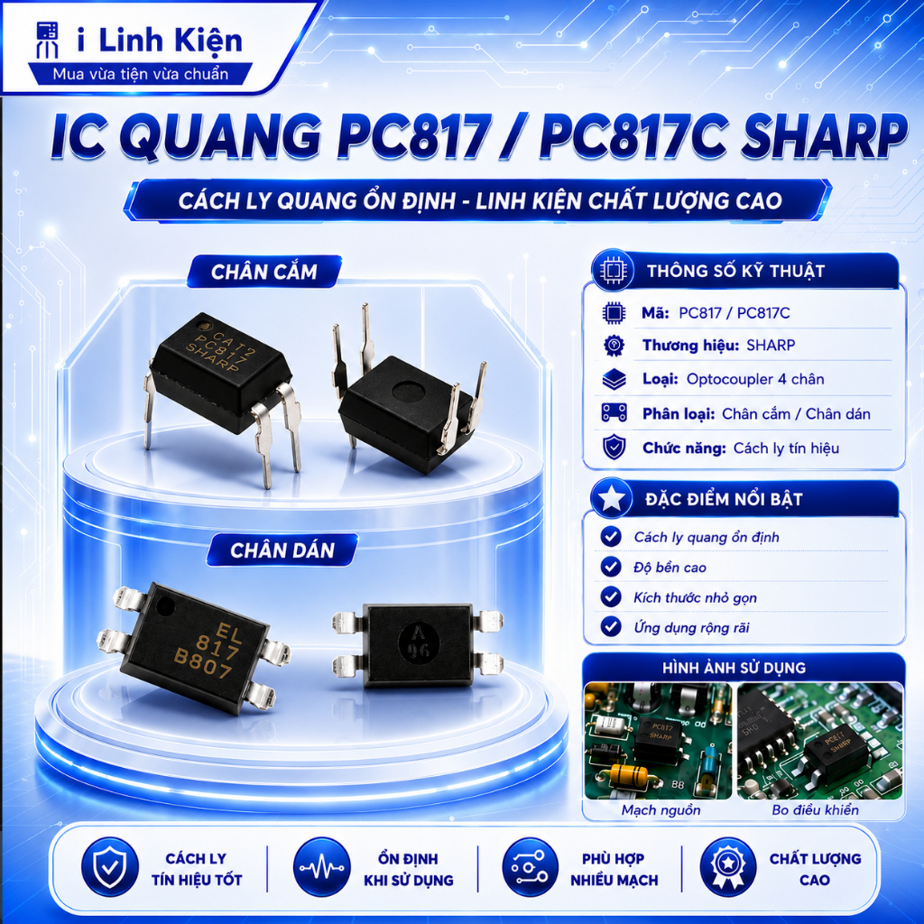 PC817 PC817C SHARP chất lượng cao