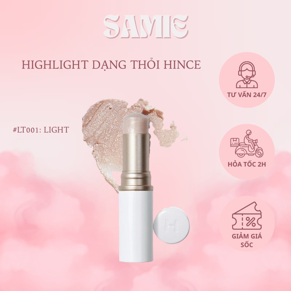 [LT001: LIGHT] Highlight Dạng Thỏi hince True Dimension Radiance Balm Bắt sáng thỏi Hince Highlight 
