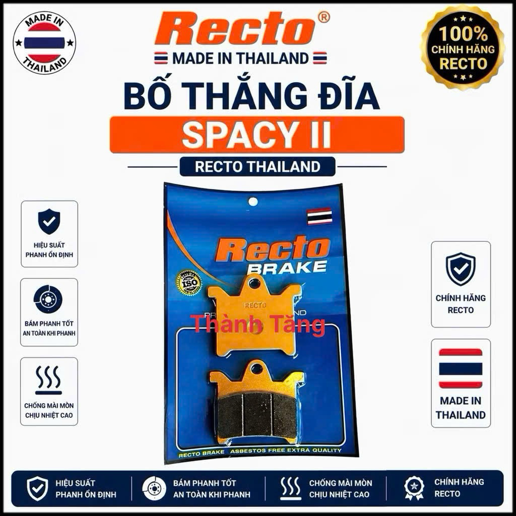 BỐ THẮNG SPACY II RECTO THAILAND