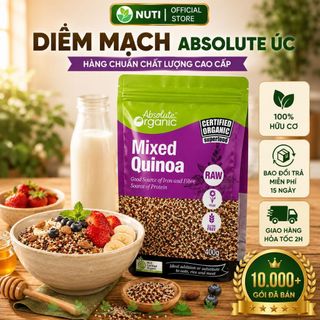 Hạt Diêm Mạch Mix Quinoa Absolute Organic Úc 400G – Organic Eat Clean, Healthy
