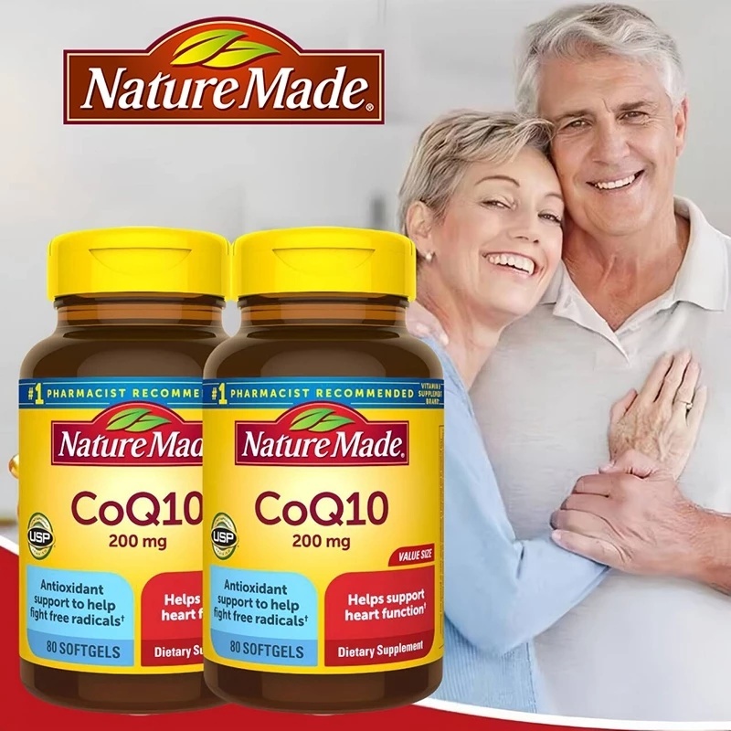 Viên Uống Bổ Tim Mạch ngừa Đột Quỵ CoQ10 200mg Nature Made hộp 140 viên