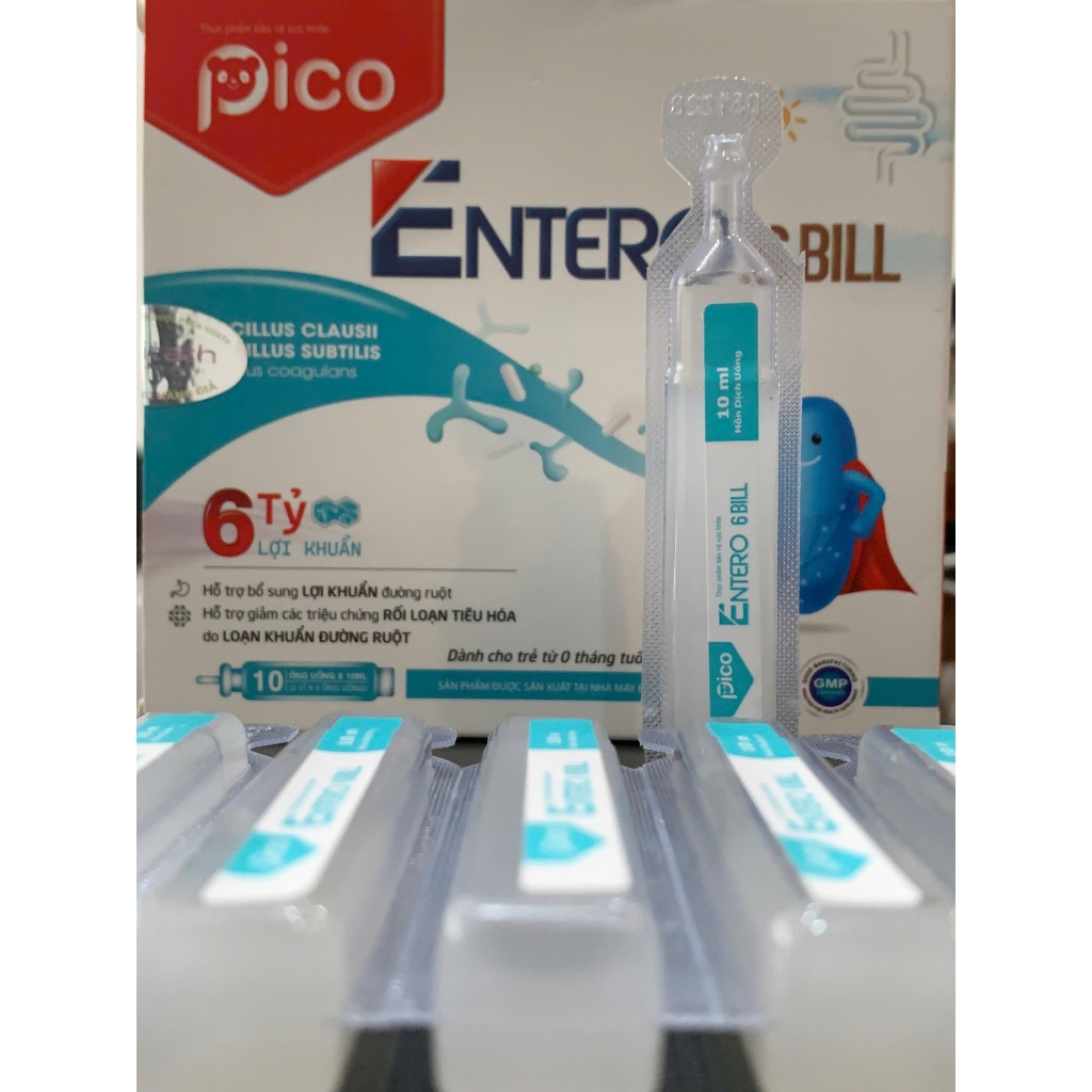 Men vi sinh Entero.6 Bill Bổ Sung 6 Tỷ Lợi khuẩn