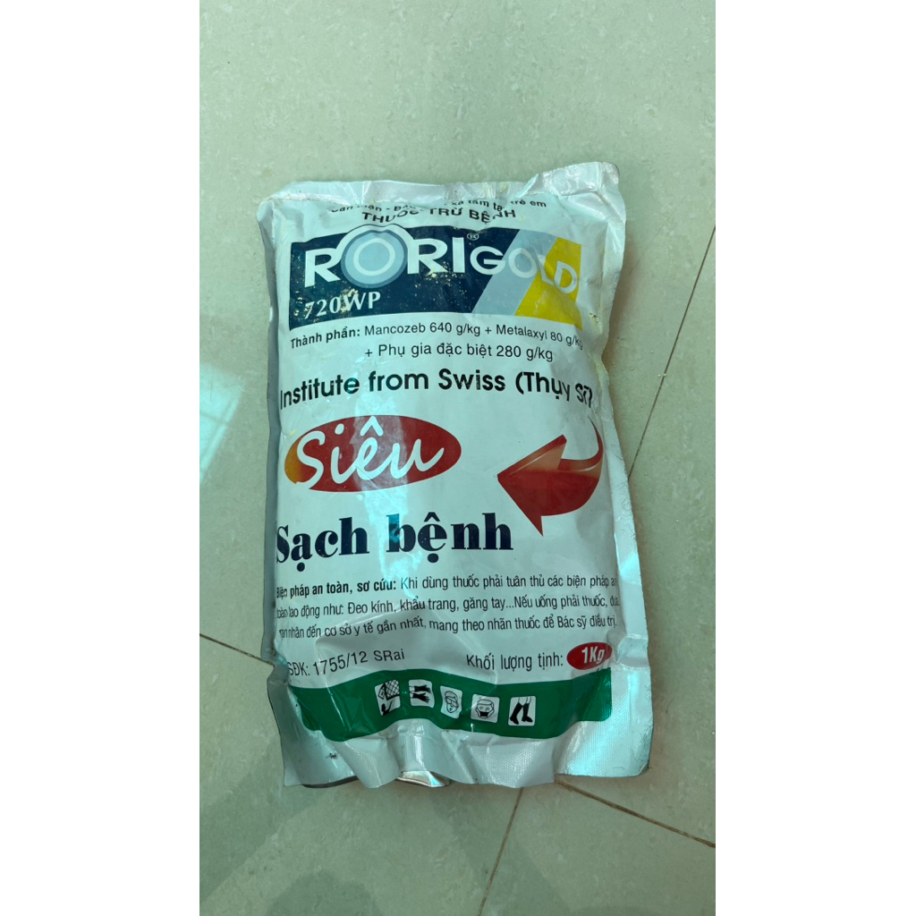 Rorigold Siêu Sạch Bệnh 720WP 1Kg