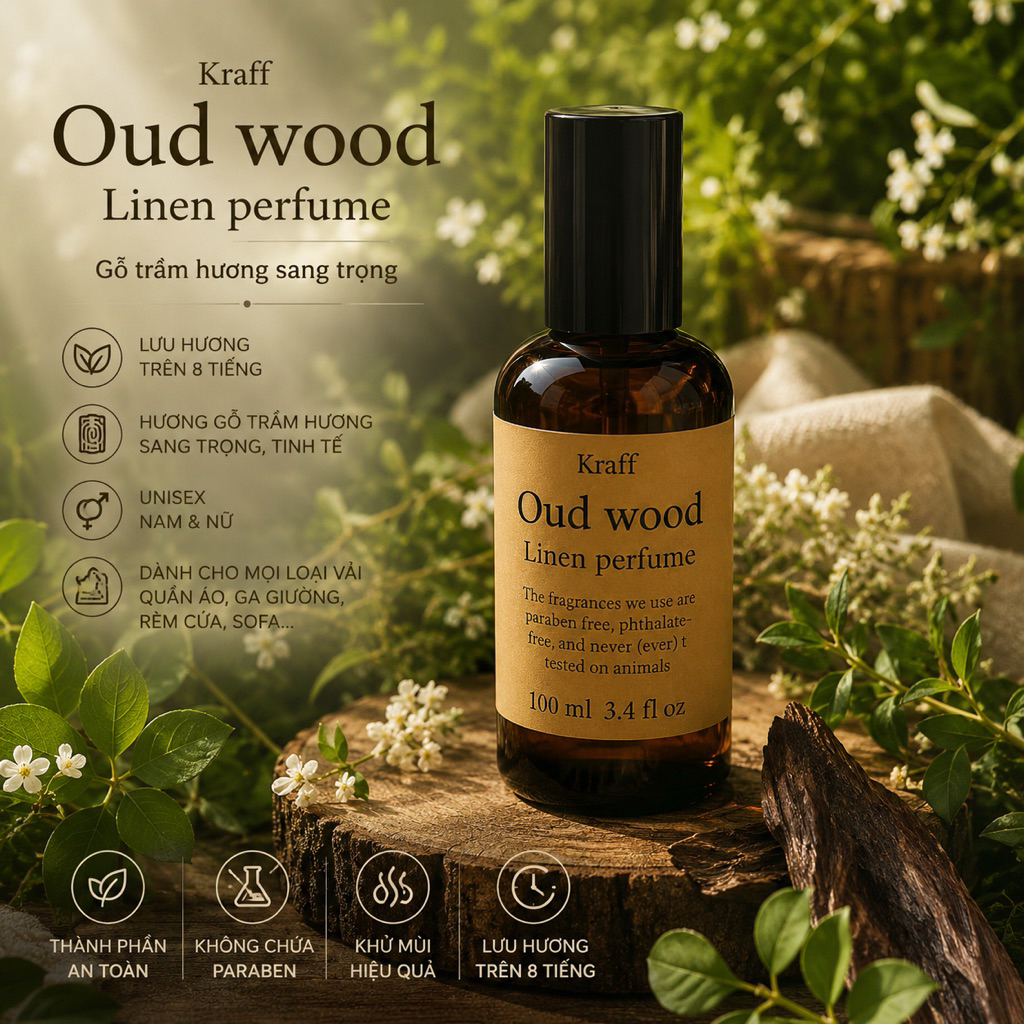 NƯỚC HOA GỖ TRẦM HƯƠNG - OUD WOOD (Unisex)