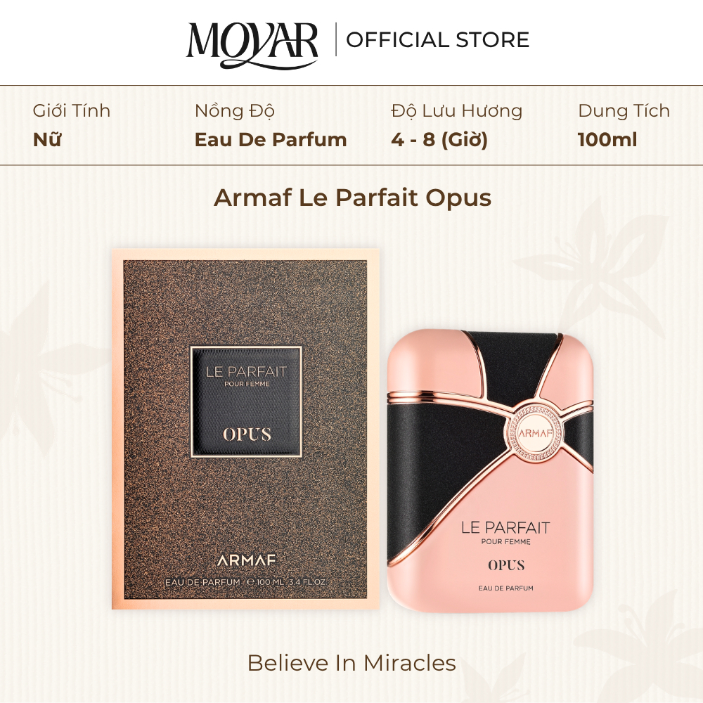 Nước Hoa Armaf Le Parfait Opus | Nước Hoa Nữ | Moyar Perfume