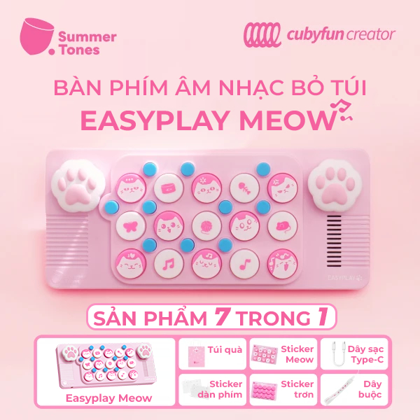【BH 1 đổi 1】Bàn phím âm nhạc bỏ túi | EASYPLAY