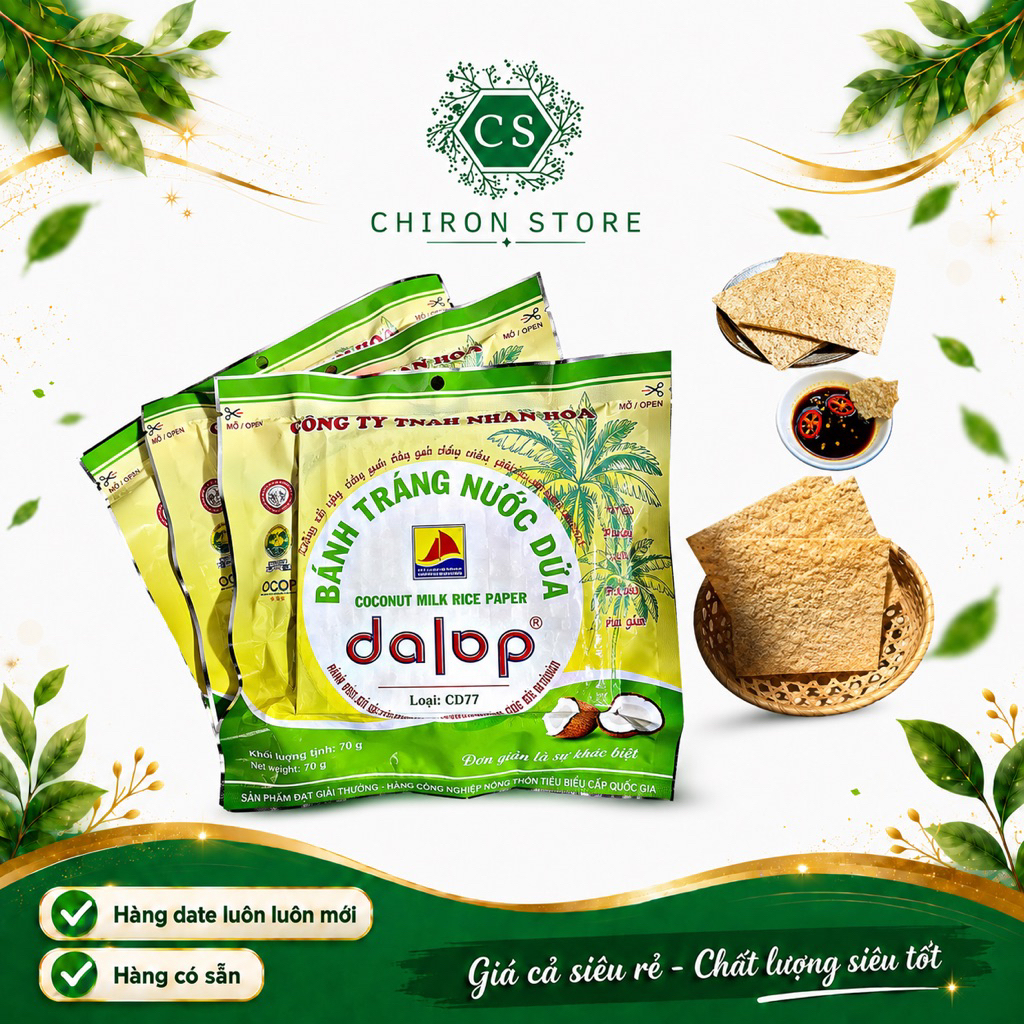 BÁNH TRÁNG NƯỚC DỪA DALOP BÌNH ĐỊNH