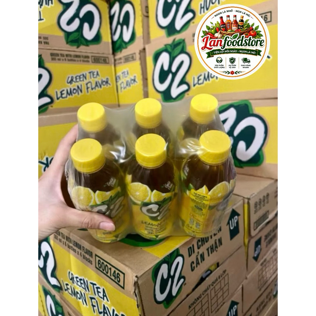 Trà xanh C2 hương chanh (C2 Green Tea Lemon Flavor).