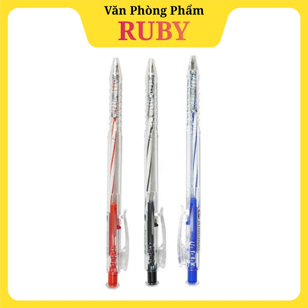 [COMBO BÚT THIÊN LONG TL027 0,5MM CHÍNH HÃNG - GIÁ SIÊU RẺ] Bút bi Thiên Long TL-027 0.5mm Xanh - Đỏ