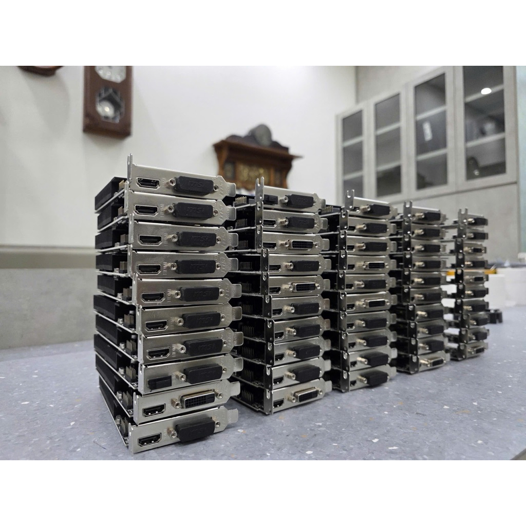 VGA GT710 1GB DDR3 Low Profile | Card Màn Hình Bo Thấp | HDMI VGA DVI | Văn Phòng, Xuất Hình