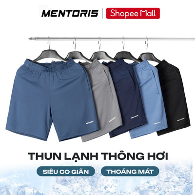 COMBO 3 Quần Đùi Nam MENTORIS, Quần Short Thun Lạnh, Co Giãn 4 Chiều,Phù Hợp Vận Động CB3.MASR25S002