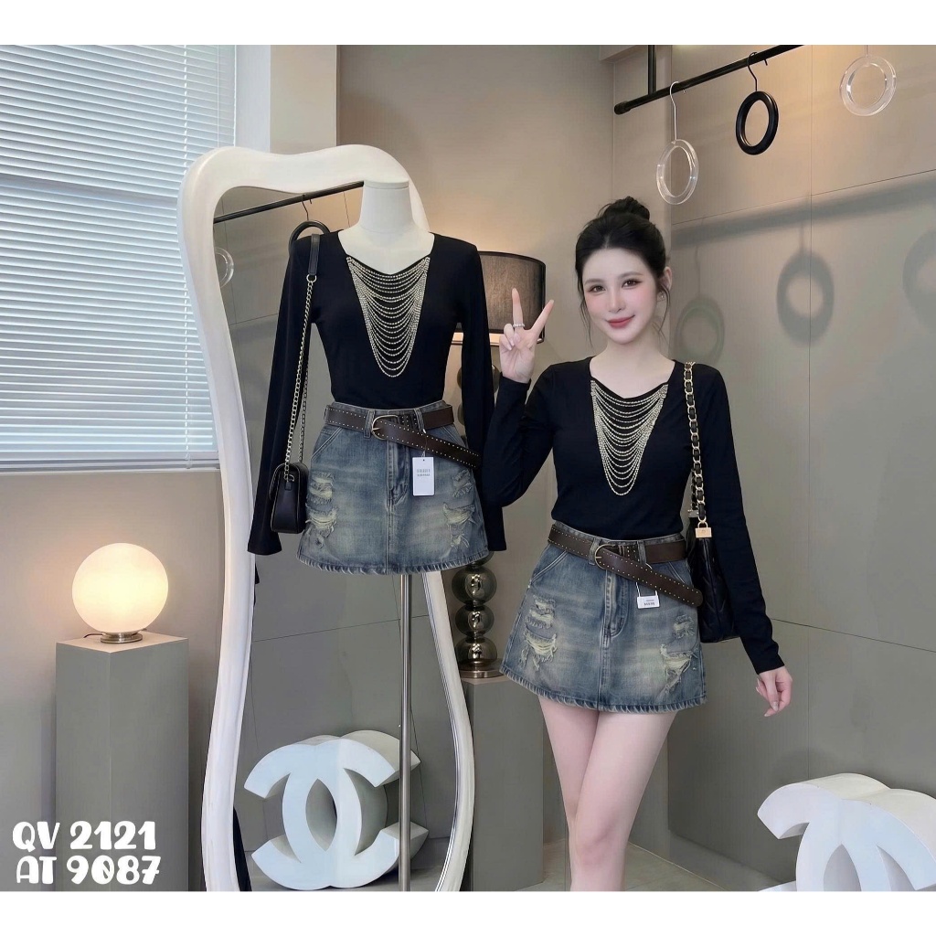 QUẦN GIẢ VÁY THÊU NGỰA – FORM BIGSIZE TÔN DÁNG, JEAN MỀM CAO CẤP  MS2121 | BigBuy360 - bigbuy360.vn