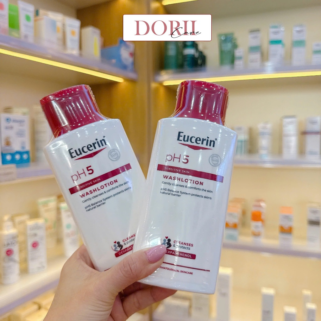 Eucerin Eucerin Sữa tắm và rửa mặt cho da nhạy cảm pH5 200ml