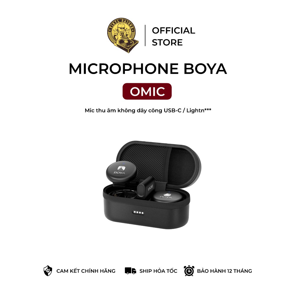 Mic thu âm không dây BOYA OMIC | Bảo hành 12 tháng
