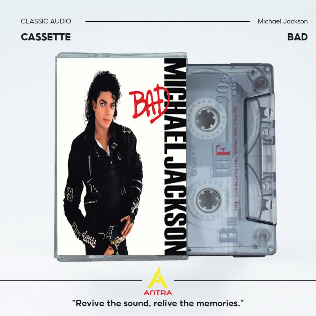 Băng Cassette Michael Jackson - Bad | Album Kinh Điển Thập Niên 80
