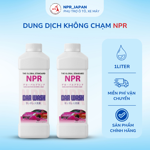 Nước rửa xe không chạm – Dung dịch rửa xe ô tô, xe máy NPR JAPAN 1L