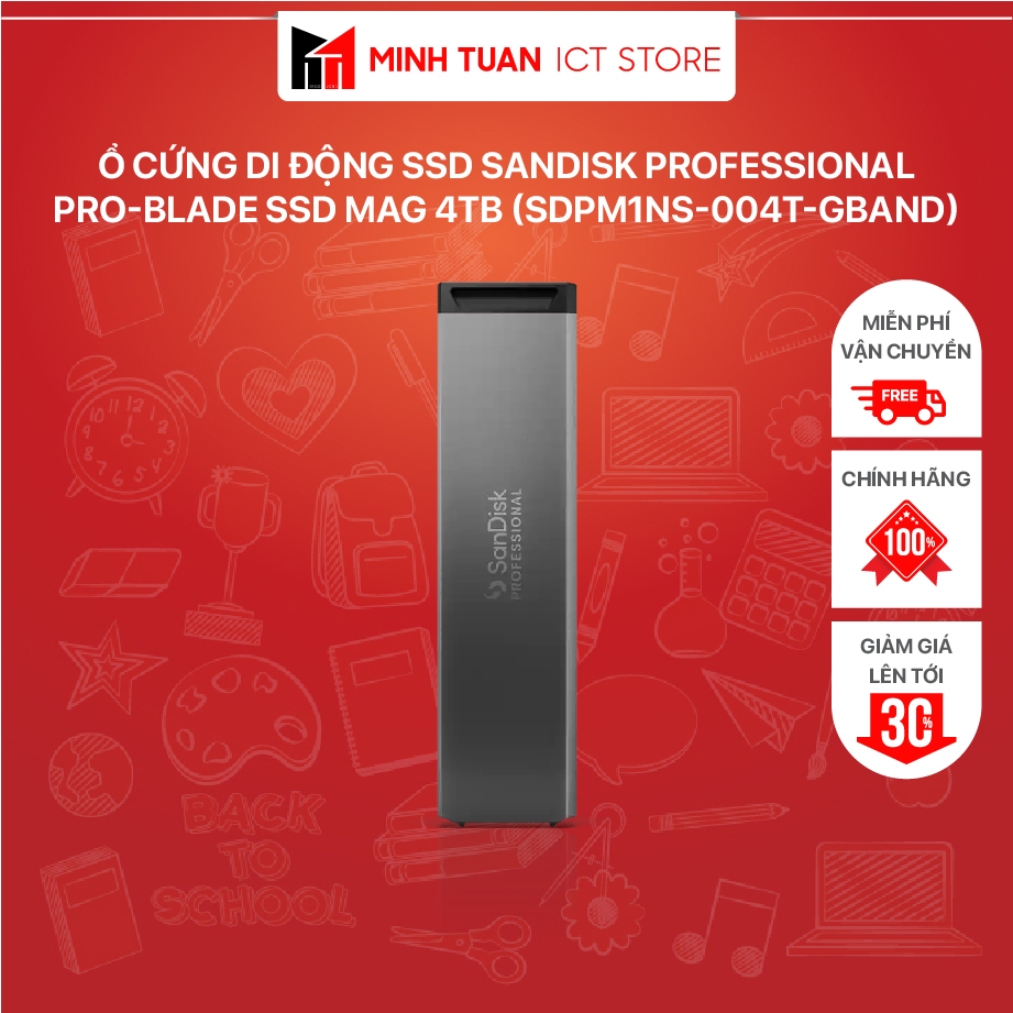 Ổ Cứng Di Động SSD Sandisk Professional PRO-BLADE SSD Mag 4TB (SDPM1NS-004T-GBAND)