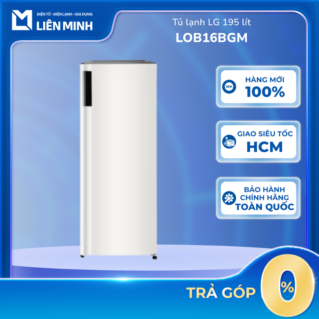 LOB16BGM - Tủ lạnh LG 195 lít LOB16BGM - Bảo Hành Chính Hãng [SHIP 0Đ HCM]