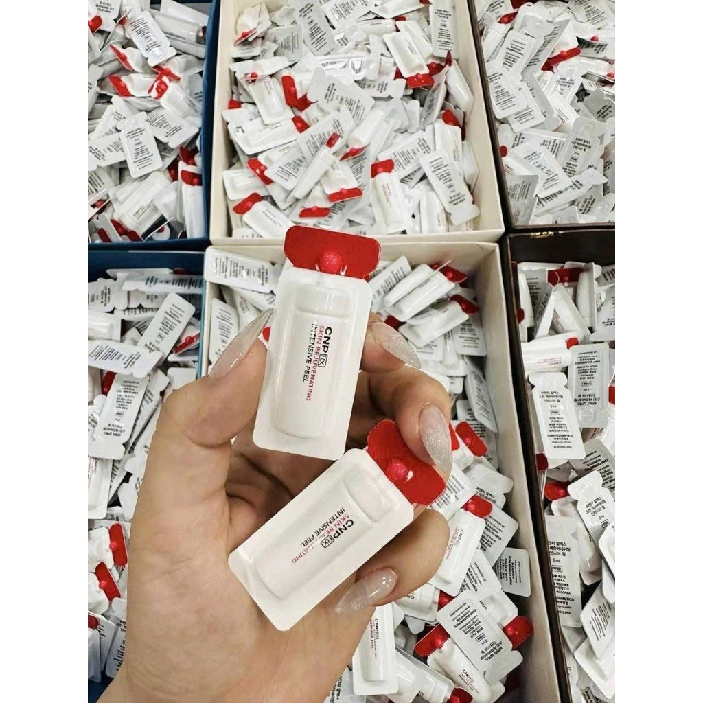 set 30 peel cnp 2ml, peel da cnp giúp da sáng mịn tức thì ko bong tróc, ko khô da
