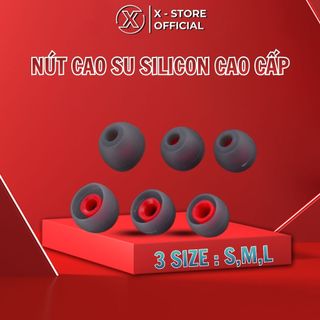 Nút tai nghe cách âm, bộ 2 đệm silicon chống ồn hiệu quả, tăng bass, dành cho tai nghe, nút tai nghe cách âm tốt NCSDTN