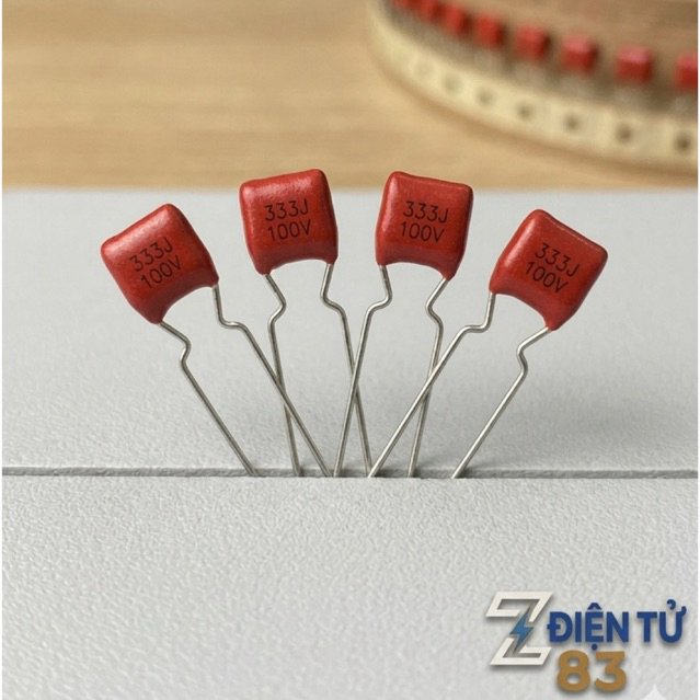 { 5 cái } Tụ CBB 333j, 223j, 332j 103j 100v