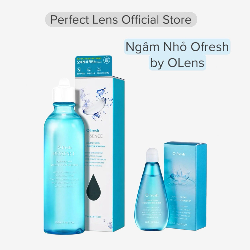 Nước Ngâm Rửa Kính Áp Tròng Perfect Ofresh Olens/ Zero Seven/ Nix Eyes Làm Sạch Và Loại Bỏ Protein