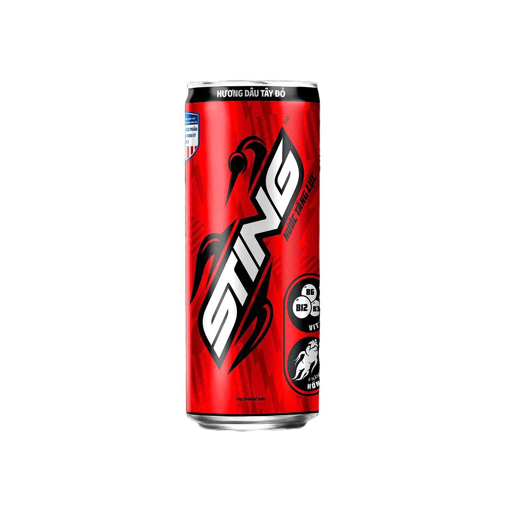Nước Ngọt Sting Lon - Hương Dâu
