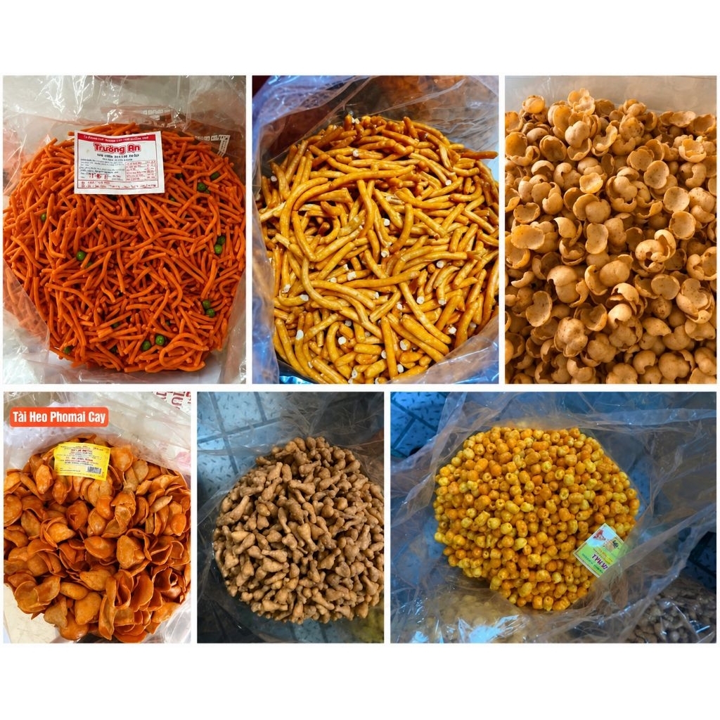 1kg Snack Tá Lả Mix các loại