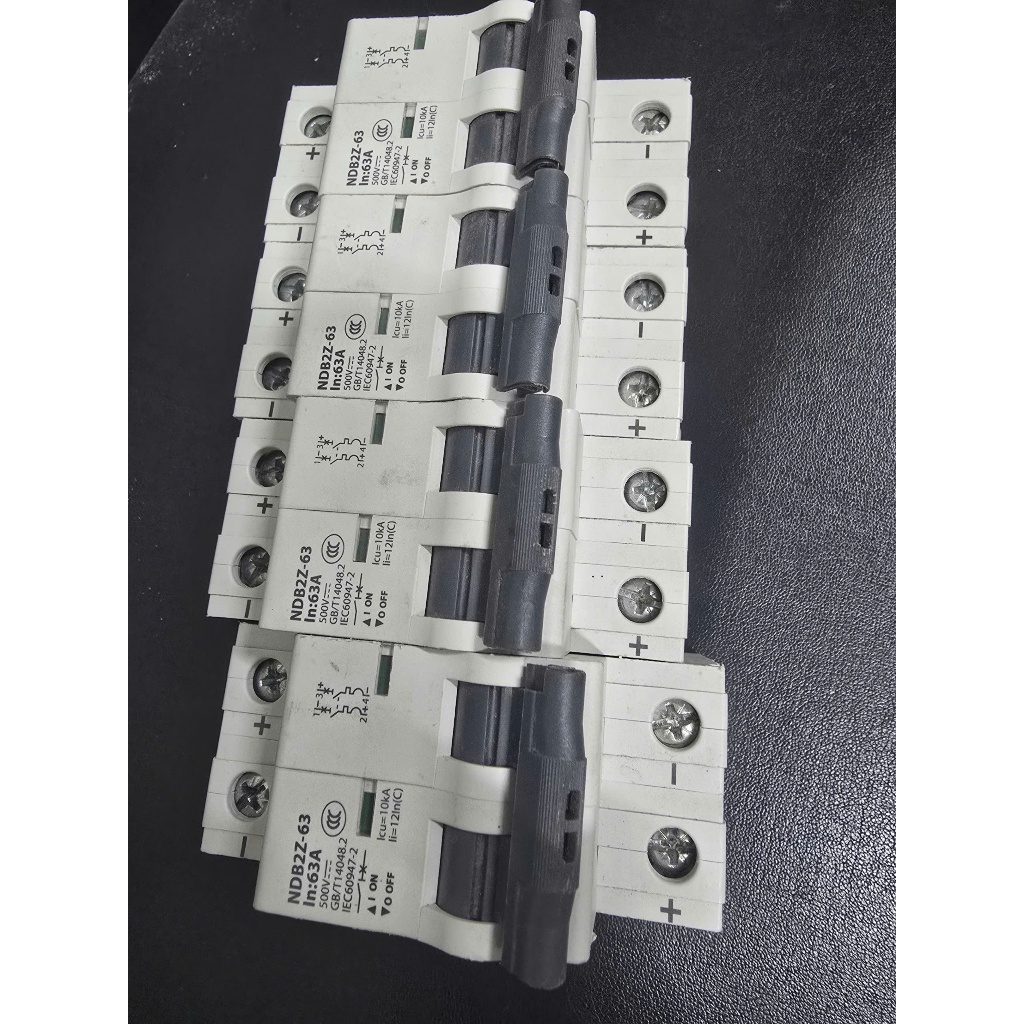 CB DC 500V 63A 2P Nader NDB2Z-63 | MCB DC Chuyên Dụng Cho Điện Mặt Trời Solar
