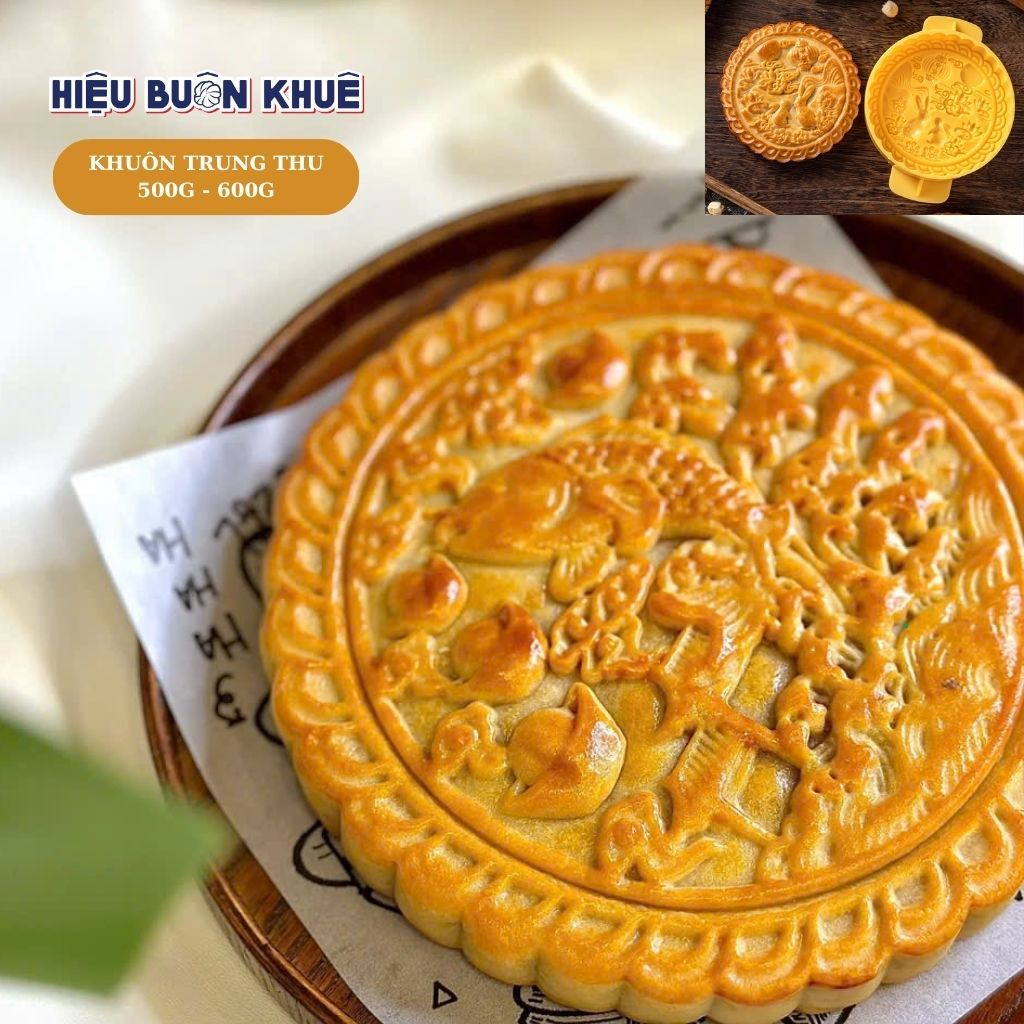 Khuôn Lò Xo Tạo Hình Bánh Trung Thu Cỡ Lớn 300g - 500g - 600g