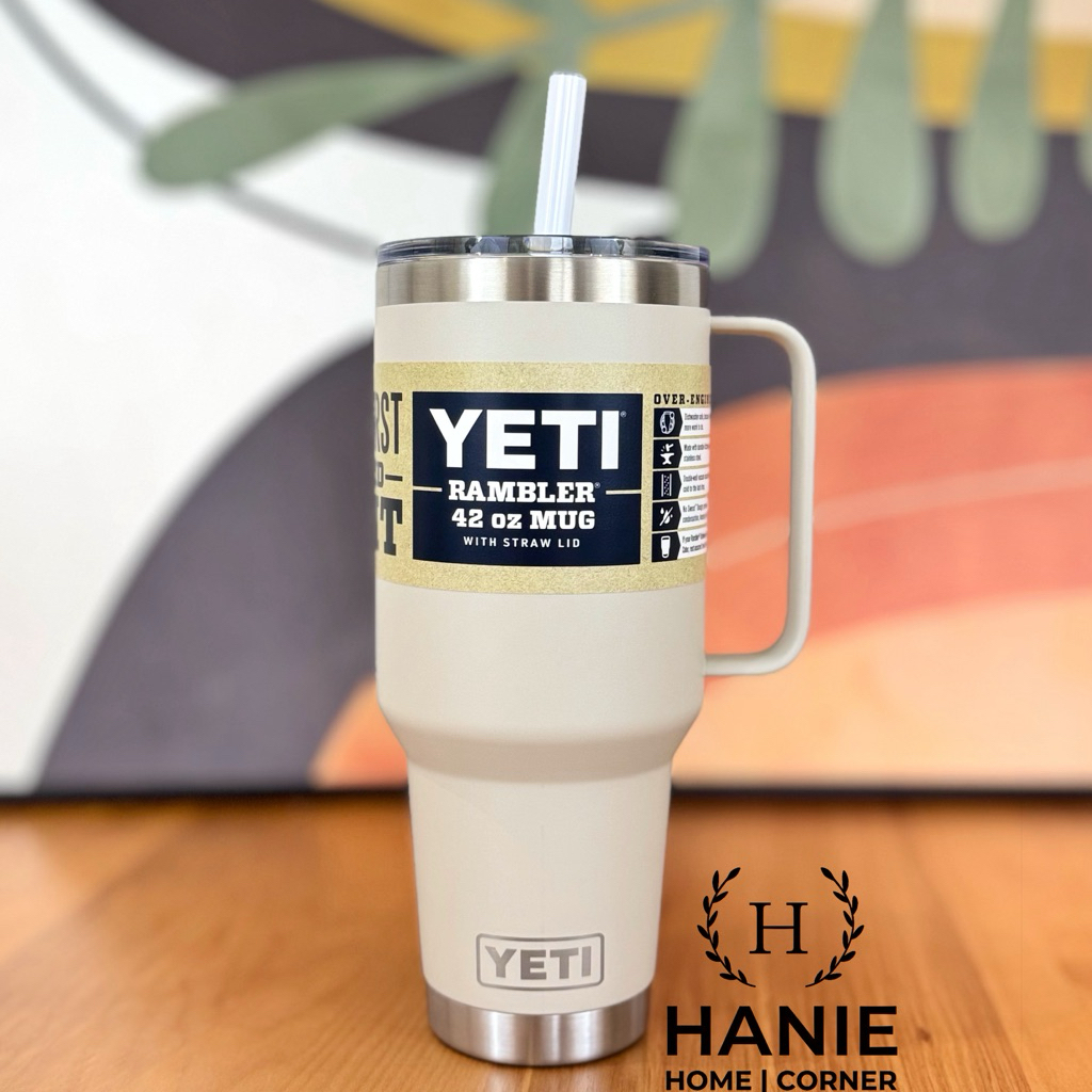 [Hanie Corner] Ly Giữ Nhiệt YETI (USA) Chính Hãng - Rambler 35oz & 42oz Mug With Straw Lid (Nắp ống 