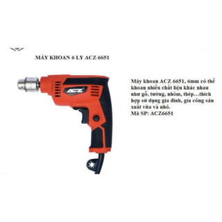 máy khoan 6ly nhỏ gọn hàng ruột đồng 400W
