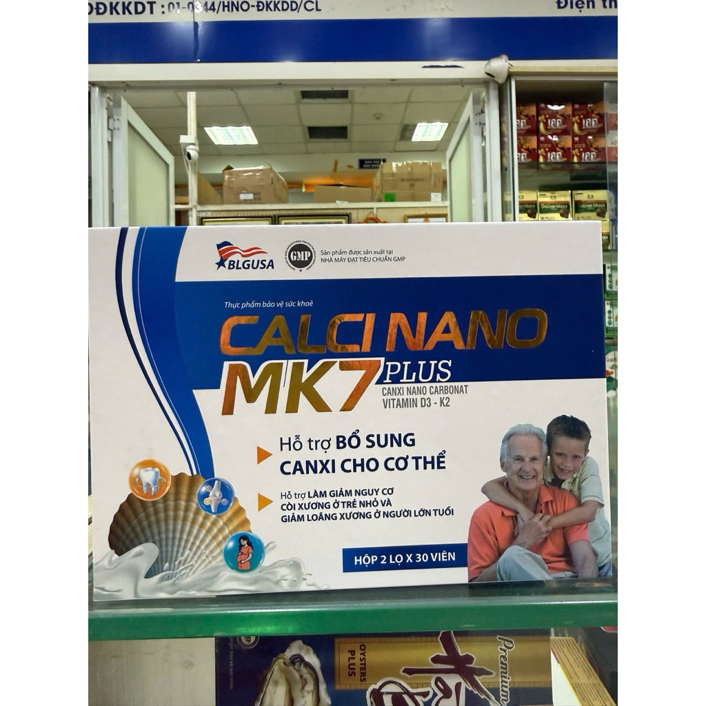 [HHANH PHARMA] S290 Viên uống Canxi nano EXTRA ADIMAX NANOCARE CALCIUM D3 (60 viên)