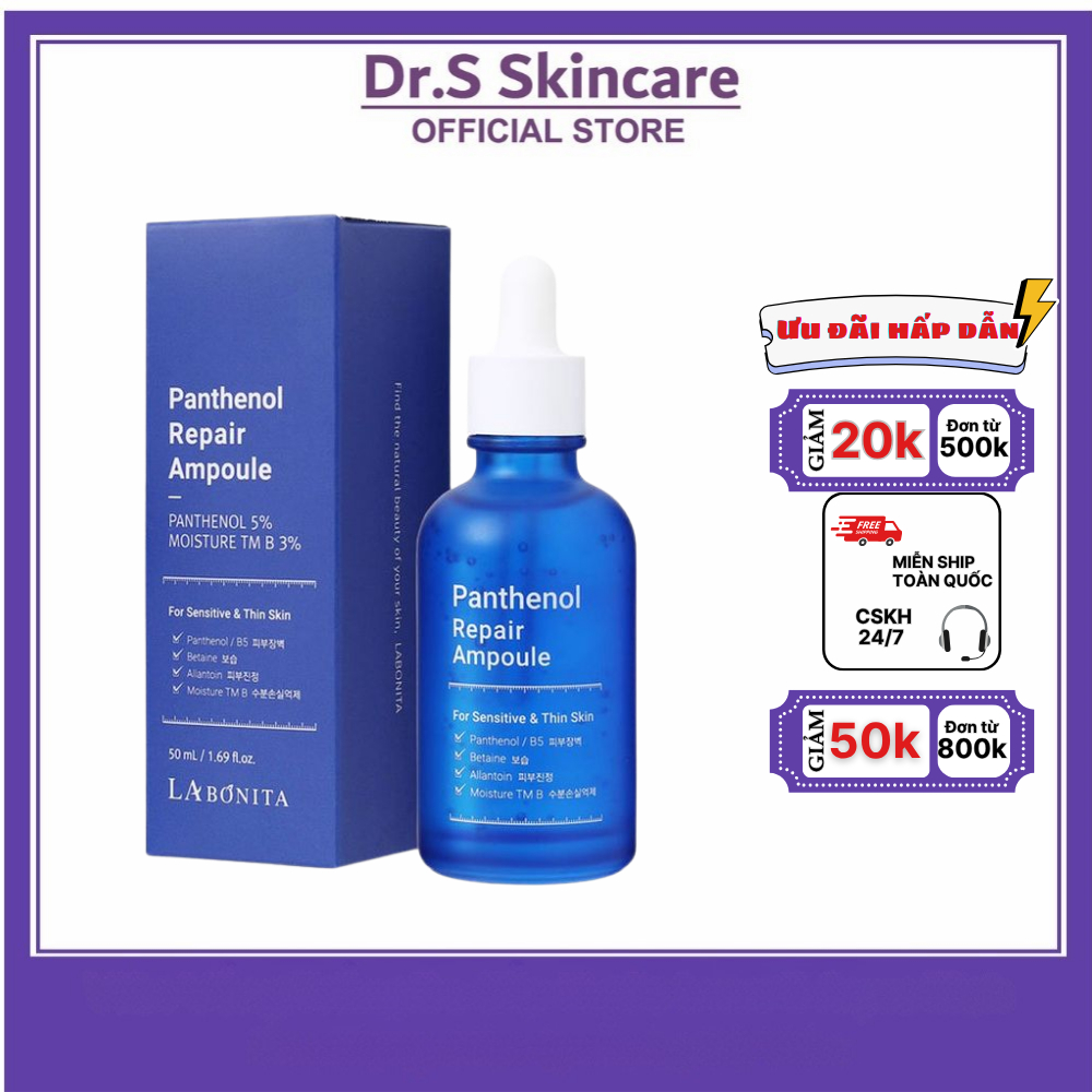 Serum B5 La Bonita Panthenol Repair Ampoule 50ml