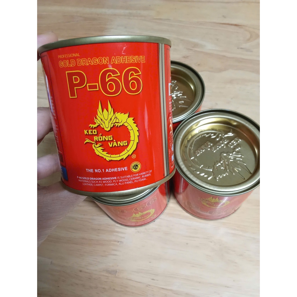 Keo P66-600g (Keo Rồng vàng P66 600g - 24 lon/thùng)