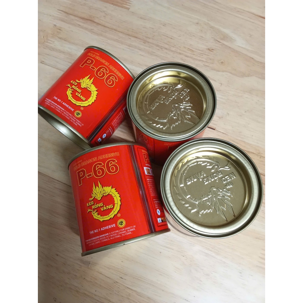 Keo P66 - 200g (Keo rồng vàng P66 200g - 48 lon/thùng)