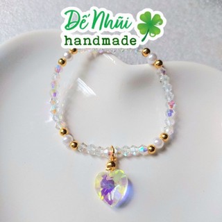 Tự Chọn Lắc Tay Kết Hợp Mặt Charm💎Pha Lê💎Long Lanh Nhiều Kiểu Dáng