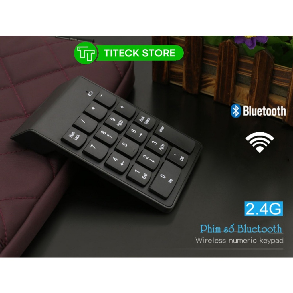 Bàn phím số không dây và Bluetooth 5.0