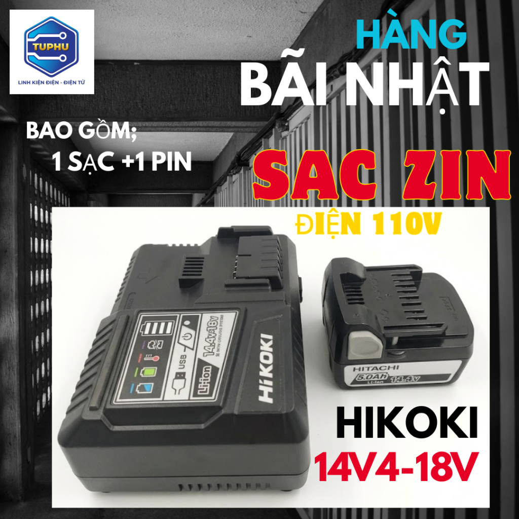 SẠC HIKOKI + PIN HITACHI 3,8 A / 8 CELL