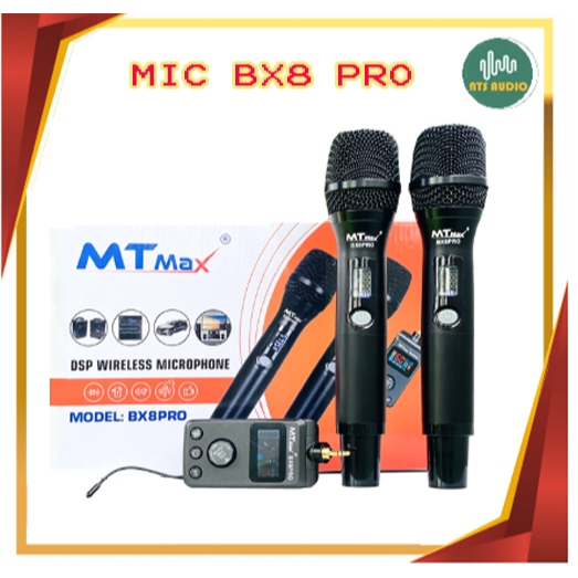 Micro Không Dây BX6 PRO / BX8 PRO Đa Năng, Tích Hợp Echo Độ Nhạy Cao, Bắt Âm Tốt, Thiết Kế Sang Trọn